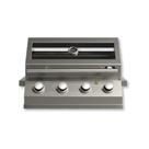 Churrasqueira inox a gas de embutir c/ 4 queimadores - mimo style