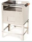 Churrasqueira Inox Aberta Média 50x40x80 Pés 36 cm Churrasqueira Inox Aberta Média 50x40x80 Pés 36 cm