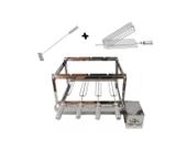 Churrasqueira inox com espeto giratorio Super Resistente. INFINITY-GRILL