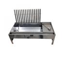Churrasqueira Inox Com Grelha Argentina Mais Chapa Inox - sem pé