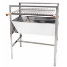 Churrasqueira Inox Com Pé Fixo Média 75AL x 50 Larg x 30 Comp Com Grelha Inox ALG Churrasqueira Inox Com Pé Fixo Média 75AL x 50 Larg x 30 Comp Com Grelha Inox ALG