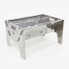 Churrasqueira Inox Desmontável Portátil Tipo Camping Praia a Carvão - Ideal para Churrascos ao Ar Livre