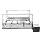 Churrasqueira Inox Giratoria Robust + 5un Espetos 1un Grelha