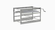 CHURRASQUEIRA INOX TC001531-8 ESPETOS TRADICIONAIS E GRELHA MANUAL - 80 cm
