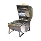 Churrasqueira Mega Bafinho em Aço Inox Com Grelha 45x40x35cm Churrasqueira Mega Bafinho em Aço Inox Com Grelha 45x40x35cm