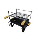Churrasqueira Para Barco Mesa Camping Completa Com Grelha Portátil