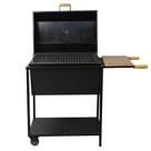 Churrasqueira Parrilla Bafo Grande com Rodas Móvel Brasa Forte - Ideal para 20 a 35 Pessoas