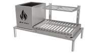 Churrasqueira Parrilla Para Alvenaria 68X34 com Firebox e Grelha Argentina