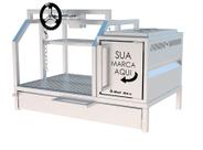 Churrasqueira Parrilla Profissional Premium 80x60cm ALVENARIA
