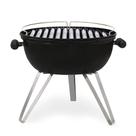 Churrasqueira Portátil a Carvão Preta Grillex 38 Color Giragrill