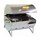 Churrasqueira Portátil Aço Inox com Grelha Inox Ouro Minas Bafinho