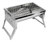 Churrasqueira Portátil Dobrável 100% Aço Inox 430