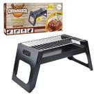 Churrasqueira Portátil Grill Churrasco Com Grelha 48cm