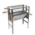 Churrasqueira Portátil Inox Desmontável Modular e Fácil de Transportar e Robusta montada IM Grill Viana