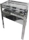 Churrasqueira Portátil Master Inox , Desmontável - Com Estojo ( 30 X 50 ). Churrasqueira Portátil Master Inox , Desmontável - Com Estojo ( 30 X 50 ).