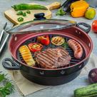 Churrasqueira Portátil p Apartamento Antiaderente Sem fumaça Churrasqueira Portátil p Apartamento Antiaderente Sem fumaça