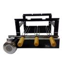 Churrasqueira Pré moldada Max Grill Giratória 3 Espetos PréMoldada Motor Elétrico 1 30 hp WEG Original 110V ou 220V