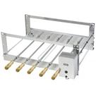 Churrasqueira Rotativa Inox Simples 05 Espetos Cris 220V Arke