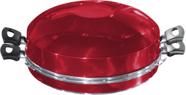 Churrasqueira S/forma De Pizza Vermelha 800ml