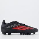 Chuteira Adidas F50 Club Campo Preta e Vermelha