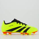 Chuteira Adidas Predator 24 Club FxG Campo Amarela e Preta