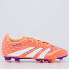 Chuteira Adidas Predator Club FG/MG Campo Juvenil Laranja