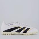 Chuteira Adidas Predator Club Society Branca e Preta