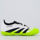 Chuteira Adidas Predator Club Society Juvenil Branca e Verde Chuteira Adidas Predator Club Society Juvenil Branca e Verde
