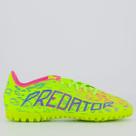 Chuteira Adidas Predator Club Society Verde Neon Chuteira Adidas Predator Club Society Verde Neon