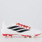 Chuteira Adidas Predator Essentials 26.5 Campo Branca e Rosa
