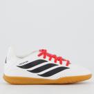 Chuteira Adidas Predator Essentials 26.5 Juvenil Futsal Branca