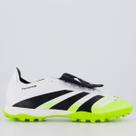 Chuteira Adidas Predator League Lin Society Branca e Verde Chuteira Adidas Predator League Lin Society Branca e Verde