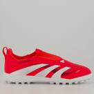 Chuteira Adidas Predator League LL Society Juvenil Vermelha Chuteira Adidas Predator League LL Society Juvenil Vermelha