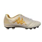 Chuteira Campo Kappa Tracce II Branco - Ouro