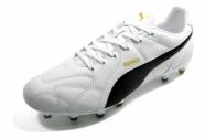 Chuteira Campo KING Couro BDP branco - Puma