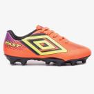 Chuteira Campo Umbro Fast II Jr Infantil Coral