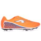 Chuteira D'Six Campo 6202 Laranja Marinho e Branco - Masculino