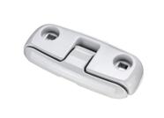 Chuteira de encaixe Attwood 12048-4 de alumínio dobrável de 15 cm branca