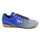Chuteira EGM Masculina Bravo Indor ( Salao ) Azul e Branca