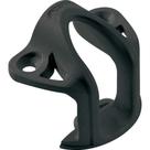 Chuteira Fairlead Ronstan montada na frente pequena preta