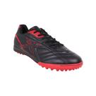Chuteira Futebol Society Mundialli III Preto/Vermelho Oxn