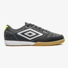 Chuteira Futsal Class+ Umbro Unissex Cor:Preto+CinzaTamanho:40Gênero:Unissex