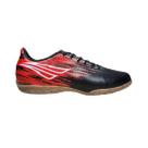 Chuteira Futsal Indoor Penalty Tornado Preto/Vermelho