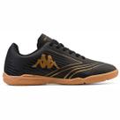 Chuteira Futsal Kappa Tiro Unissex Preto Dourado