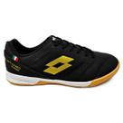Chuteira Futsal Lotto Stadio Classic Preto Indoor Conforto