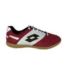 Chuteira Futsal Lotto Stadio Potenza Gold Unissex Vermelho