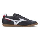 Chuteira Futsal Mizuno Morelia Club IN - Masculino - Preto-Branco
