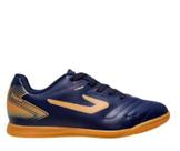 Chuteira Futsal Topper Cup VII - Marinho+Dourado 04870003