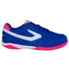 Chuteira Futsal Topper Top Titanium X Infantil Azul