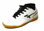Chuteira G MESTRE MT futsal Couro bco/pto - Finta